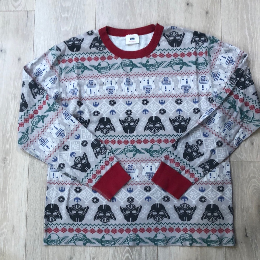 Star Wars Holiday Hanna Andersson Men’s L Pajama Top